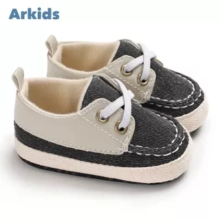 Sepatu Prewalker Bayi Laki Laki Perempuan Umur 0 - 12 Bulan Baby Prewaker Shoes Sepatu Prewalker Bayi Sepatu Loafers Anak Bayi Laki Laki Perempuan Sepatu Boot Anak Bayi Laki Laki Murah Umur 0 - 14 Bulan, umur 1 Tahun Krem LK02