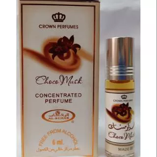 Choco musk al rehab original 100% parfum oles 6ml crown perfumes roll on minyak wangi murni