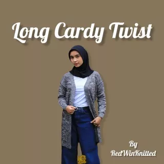 LONG CARDI TWIST/KARDIGAN/RAJUT/CARDIGAN RAJUT/CARDI