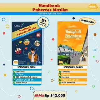 Handbook Pubertas Muslim - Buku Ahlan Pubertas - Buku Bimbingan Orang Tua - Buku Anak Faceless - Soft Cover