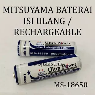 MITSUYAMA BATERAI CHARGER  MS-18650 BATERE ISI ULANG [MITSUYAMA]