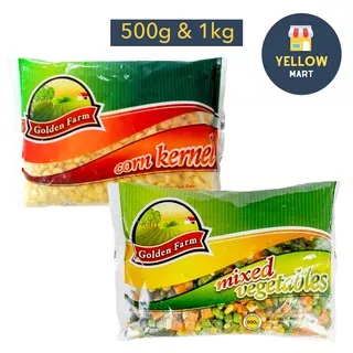 Golden Farm Corn Kernel Jagung Manis & Mixed Vegetable Variasi 500 Gram & 1 Kg (FROZEN FOOD BANDUNG)
