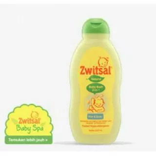 Zwitsal Natural Baby Bath 2in1 Hair and Body Sabun Bayi 50+50ml / 100ml 100 ml / 200ml 200 ml