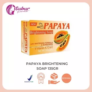 RDL Papaya Brightening Soap / Sabun Papaya 135gr
