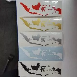 Cutting Sticker Peta Indonesia Sepeda Lipat Ecosmo Noris Exotic Aleoca BNB Troy Nicks Trifold Tern