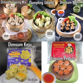 Dimsum Mame Ayam Aneka Rasa | Dimsum Pake Lengkap Joss | Toping Mix | Dumpling Udang | Dimsum Nori Rumput Laut | Dimsum Keju | Dimsum Pedazz | Frozen Food - Distributor Grosir Reseller Dimsum Mame (Ayam Aneka Rasa)