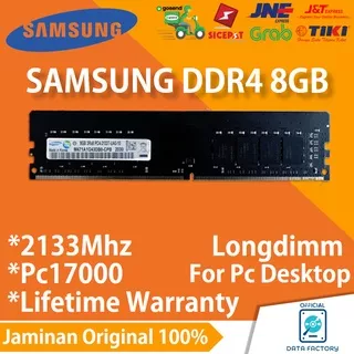 RAM PC SAMSUNG DDR4 8GB PC17000 / 2133MHZ LONGDIMM MEMORY DESKTOP 1.2V