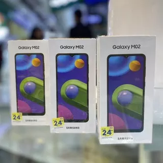 Samsung M02 2/32 GB (Free Tempered + Silicon) Garansi resmi sein