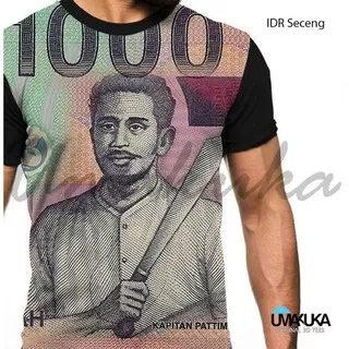 KAOS 3D UMAKUKA UMKACHICK /KAOS PRINTING MOTIF UANG