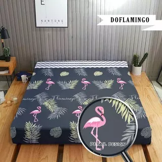 Sarung kasur busa 180x200x20cm sprei anti kusut, sprei resleting