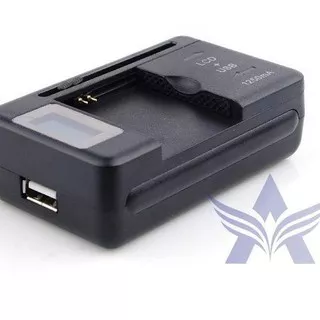 >_177 Universal Charger Kodok Cas Batre HP Charging USB Wall Dock Baterai TERLAKU..!!