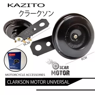 Klakson Standar Single Disc - Model Denso By KAZITO 12 Volt Universal Motor Beat,Scoopy,Vario,Mio,Fino,Nmax,PCX,ADV,Satria Fu,Ninja R RR,CBR150R Byson Mobil Avanza Nyaring HornSuper Bass DR D FISCHER GERMANY KLAKSON HELLA CLASSIC HORN