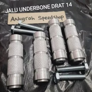 STEP JALU UNDERBONE DRAT 14 JALU STEP UNDERBONE MOTOR BAUT 14 SEPASANG