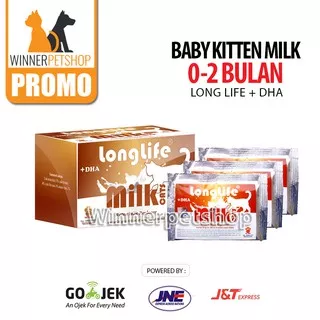 Long life milk cats kitten susu anak kucing 20gr / Susu Kucing Longlife ECERAN