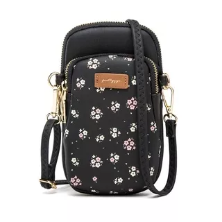 Flower - pocket HP motif bunga - tas dompet tempat Hp wanita lucu