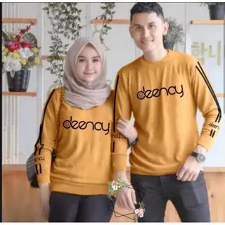 Baju Couple / Sweater Couple murah LP DEENAY MUSTARD BABYTERRY