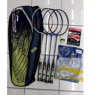 Skuy Beli ? RAKET BADMINTON LINING SUPER SERIES 88 - SS 88 - BONUS : SENAR + GRIP + T-SHIRT + TAS 2R