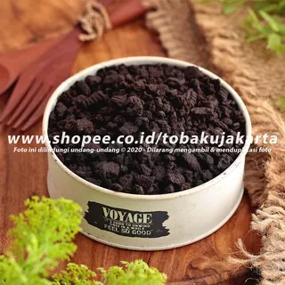 Tulip - Black Cookie Crumb 250gr Remahan Biskuit Oreo Topping Cake Kue