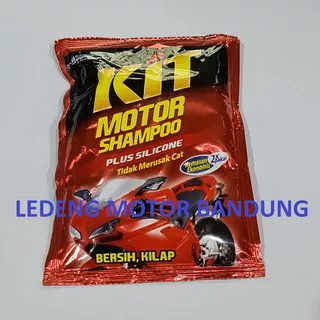 Sachet 30ml KIT Shampoo Cuci Motor Sabun Shampo Bersih Kilap Plus Silicone