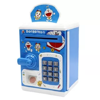 Mainan Celengan ATM Brankas Karakter | Mesin Tabung uang - DORAEMON