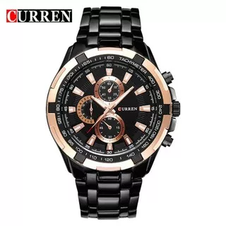 Jam Tangan Pria / Curren 8023 Chronograph tidak aktif / Jam Tangan Stainless Steel Curren Original