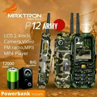 Maxtron p12 army powerbank