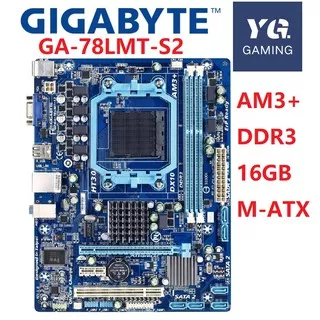 Set Motherboard 760G GIGABYTE GA-78LMT-S2 (AM3 / AM3 +) DDR3 16G Phenom II / athlon II