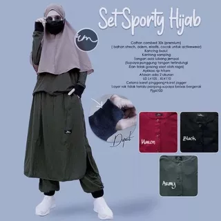 Set sporty hijab