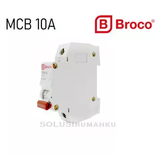 MCB BROCO 10A SNI SIKRING 10 AMPERE 2200 WATT SRNew1625