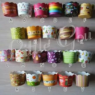 Eight Bruder 55mm 100pcs Cupcake Cup / Kertas Cup Kue / Bruder Cup / Muffin Cup - PS0128A