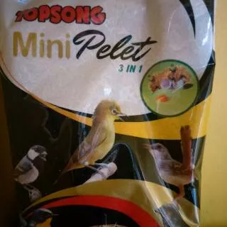 Top song mini pelet/top song/pakan burung topsong mini pelet/makan burung top song/top song mini