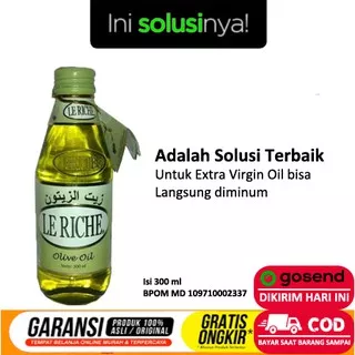 Minyak Zaitun Le Riche Olive Oil Extra Virgin Leriche Pengganti Minyak Goreng Rendah Lemak dan Sehat