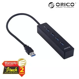 Orico W8PH4 4 - Port Portable USB 3.0 HUB - Hitam