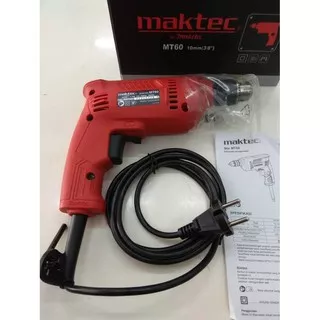 BOR besi kayu MAKTEC MT 60 10mm Bor Tangan Listrik Maktec Mt60 10mm