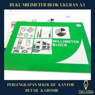 Buku Milimeter Block / Milimeter Blok Sinar Dunia SIDU Folio A3