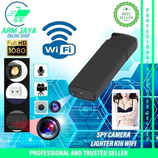 Spy Camera Korek K6 WIFI RESOLUSI 4K Spy Cam Lighter WIFI Full HD 1080P