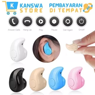 Headset Handsfree Earphone Bluetooth Mini Bluetooth S530 Model Keong Universal Murah COD