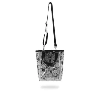 Totebag Sling bag Transparant (2 tali panjang dan pendek) - Witch - Tas Transparan - Travolt