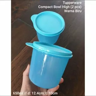 [VARIASI] Tupperware Compact Bowl High ECER 1pcs  toples bulat bertutup