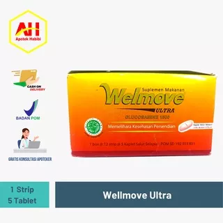 WELMOVE ULTRA WELMUP WELMUV WELMUF VITAMIN TULANG SENDI SUPLEMEN MAKANAN BOX 12 STRIP