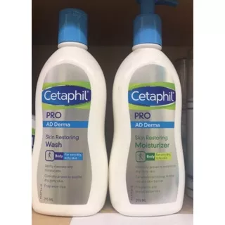 CETAPHIL PRO AD DERMA BODY WASH / CETAPHIL PRO ADD DERMA MOISTURIZER 295ml / CETAPHIL RESTORADERM