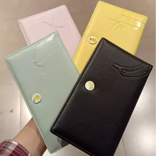 miniso dompet wanita fruit drop plastic two-fold long wallet / dompet panjang / dompet miniso