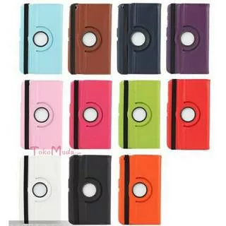 Samsung Galaxy Tab 3 7 inch T211 T210 P3200 Flip Case Rotating Stand Cover Leather Casing