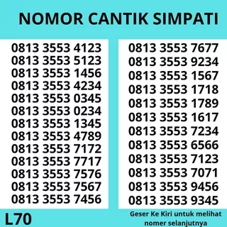 Kartu Perdana Nomor Cantik Simpati