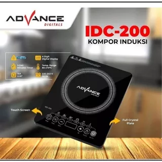 Kompor induksi advance idc 200 kompor listrik advance idc200 touchscreen