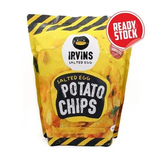 READY STOCK! IRVINS Salted Egg Potato Chips 230 Gram (Singapore)