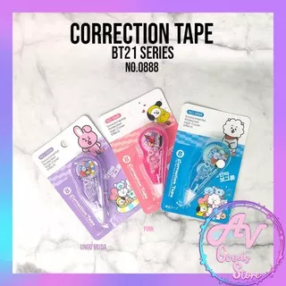 correction tape / tipe ex roll pita kertas / CORRECTION TAPE BT21 BTS KECIL 0888