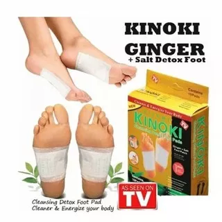 Kinoki Gold Jahe Ginger koyo penyerap racun 1 box isi 10 KINOKI GOLD detox foot pads / Koyo penyerap