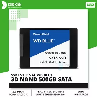 WD SSD BLUE 500GB / 2.5 SATA 7mm SSD / 3D NAND SSD
