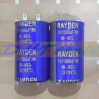 Capacitor Elco 10000/50V Kapasitor Elko 10.000 Micro 50 Volt 10.000 Mikro / 50 Volt 10000uf 50v Rayden